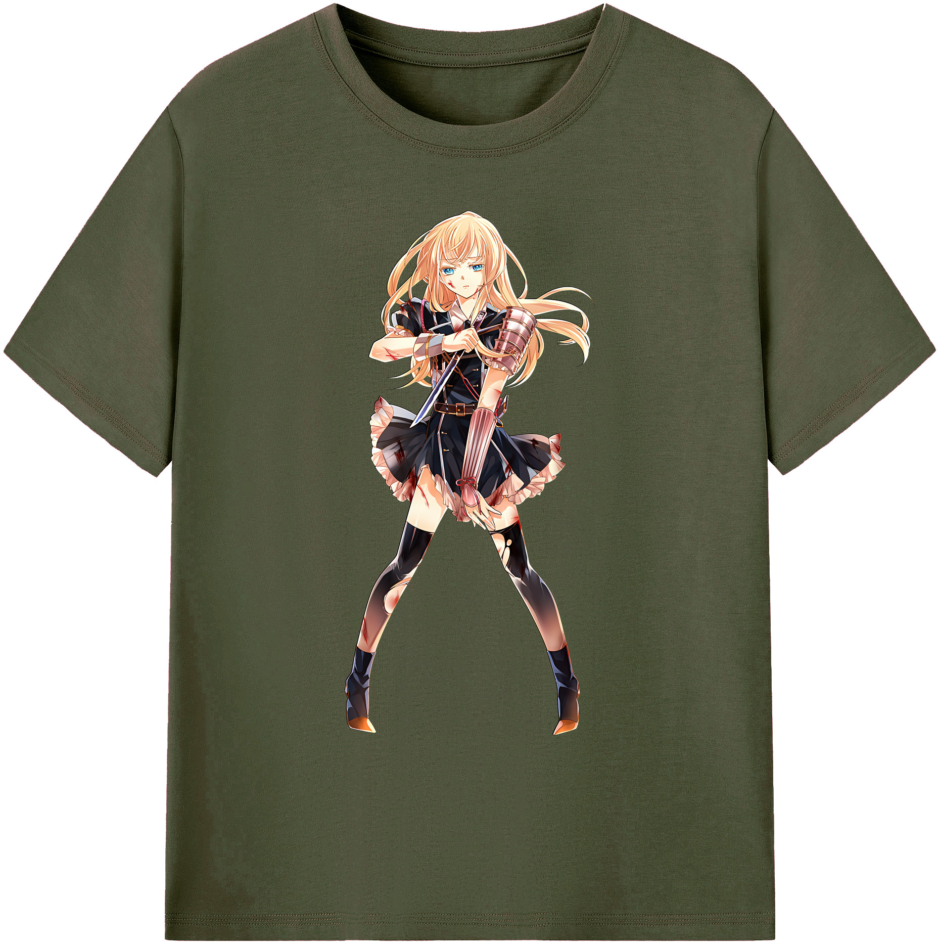 （画像用） 刀剣乱舞 Touken Ranbu 綿100％ メンズ半袖Tシャツ｜肌触りやわらか＆通気性